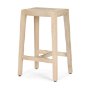 71131 - Colony Light Brown Solid Wood Counter Stool