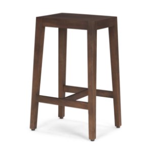 Colony Backless 25in Seat Counter Stool | Medium Dark Brown