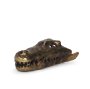 71170 - Alistair Antiqued Gold Cast Metal Decorative Skull Object