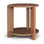 71182 - Hisako Mid Brown Open Round Accent Table