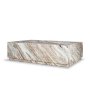 71190 - Matteo Solid Pink Marble Rectangular Coffee Table
