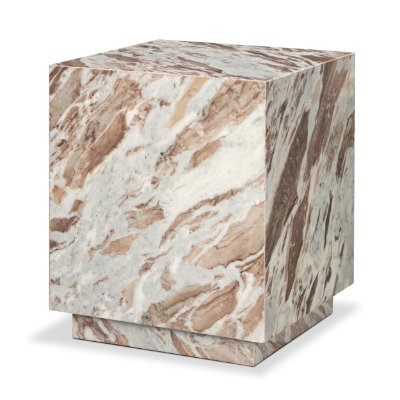 71191 - Matteo Solid Pink Marble Square Side Table