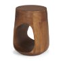 71224 - Cove Mid-Brown Sculptural Open Side Table