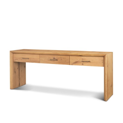 71233 - Belford 72" Light Brown Oak Wood Console Table
