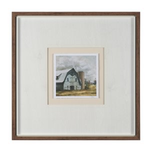Day at the Farm I by Mercana Studio Hand Embelished Framed Artwork Matted under Glass
