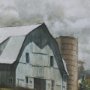 15882 - Day at the Farm I by Mercana Studio Hand Embelished Framed Artwork Matted under Glass