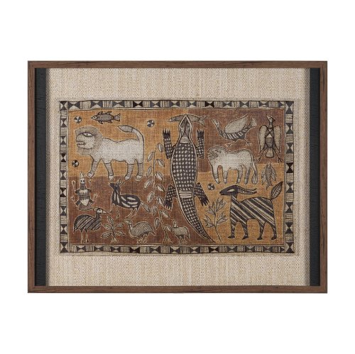 15884 - Jungle Harmony by Mercana Studio Hand Embelished Textured Framed Artwork Matted under Glass