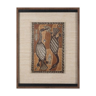 15885 - Mythical Jungle I by Mercana Studio Hand Embelished Textured Framed Artwork Matted under Glass