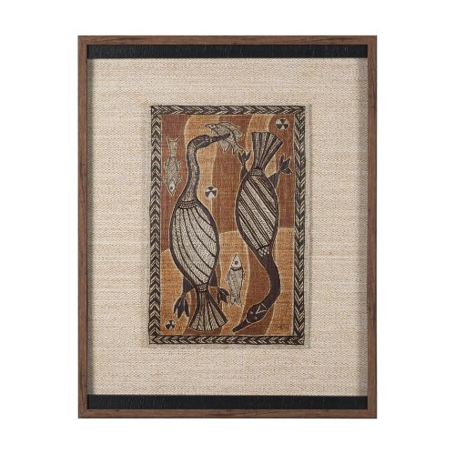 15885 - Mythical Jungle I by Mercana Studio Hand Embelished Textured Framed Artwork Matted under Glass