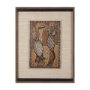 15885 - Mythical Jungle I by Mercana Studio Hand Embelished Textured Framed Artwork Matted under Glass