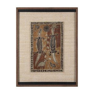 Mythical Jungle II by Mercana Studio Hand Embelished Textured Framed Artwork Matted under Glass