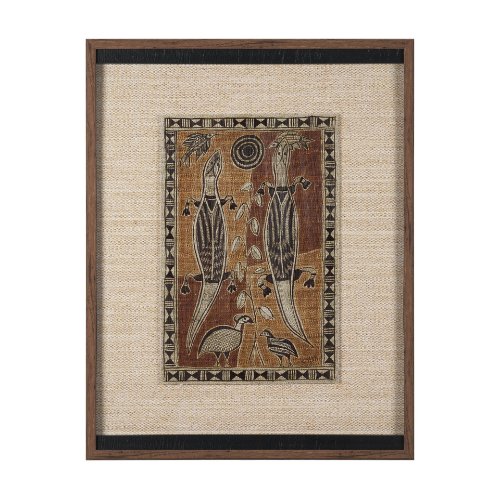 15886 - Mythical Jungle II by Mercana Studio Hand Embelished Textured Framed Artwork Matted under Glass