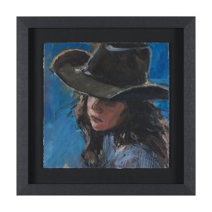 Round Up III by Mercana Studio Textured Framed Artwork Matted under Glass