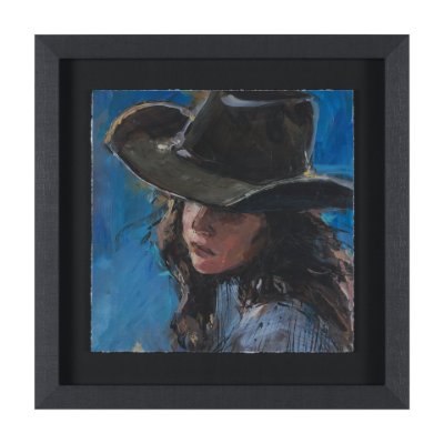 15896 - Round Up III by Mercana Studio Textured Framed Artwork Matted under Glass