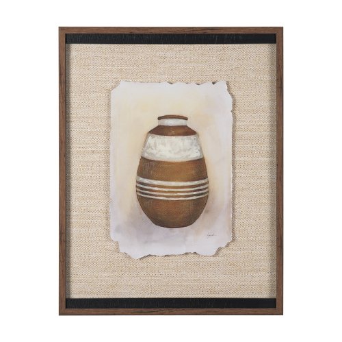 15898 - Peruvian Beginnings I by Mercana Studio Hand Embelished Textured Framed Artwork Matted under Glass