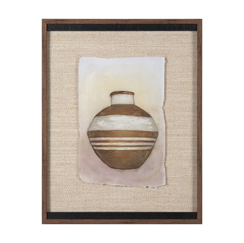 15899 - Peruvian Beginnings II by Mercana Studio Hand Embelished Textured Framed Artwork Matted under Glass