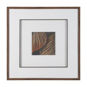 Patterned Silence IV by Mercana Studio Hand Embelished Framed Artwork Matted under Glass