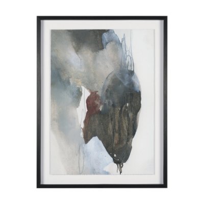 15904 - Ediface I by Ira Havuka Hand Embelished Textured Framed Artwork Matted under Glass