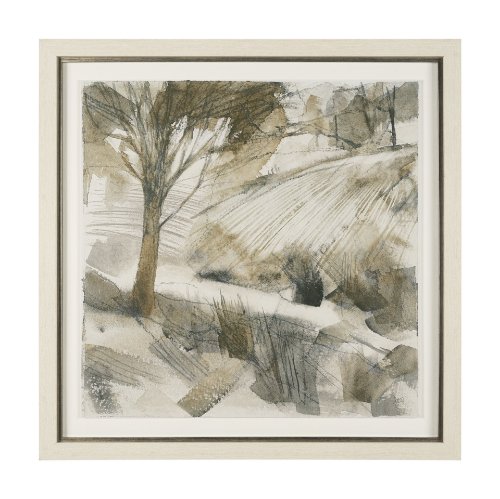 15911 - Deer Trail I by Mercana Studio Hand Embelished Textured Framed Artwork Matted under Glass