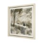15911 - Deer Trail I by Mercana Studio Hand Embelished Textured Framed Artwork Matted under Glass