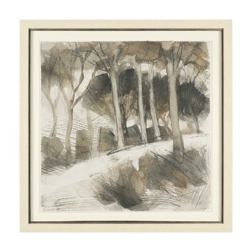 15912 - Deer Trail II by Mercana Studio Hand Embelished Textured Framed Artwork Matted under Glass