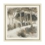 15912 - Deer Trail II by Mercana Studio Hand Embelished Textured Framed Artwork Matted under Glass