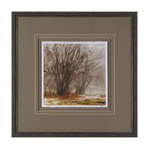15913 - Autumn in the Village I by Mercana Studio Textured Framed Artwork Matted under Glass