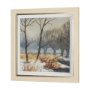 15915 - Winter Day I by Mercana Studio Hand Embelished Framed Artwork Matted under Glass