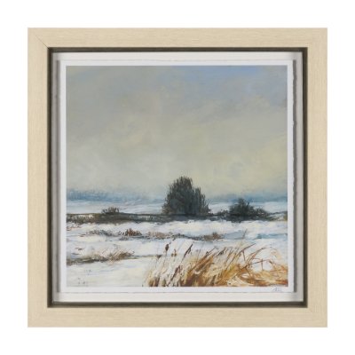 15917 - Winter Day III by Mercana Studio Hand Embelished Framed Artwork Matted under Glass