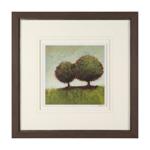 15921 - Hidden Grove II by Mercana Studio Hand Embelished Textured Framed Artwork Matted under Glass