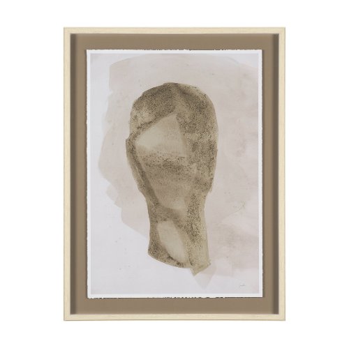 15924 - Weathered Silence I by Mercana Studio Hand Embelished Textured Framed Artwork Matted under Glass