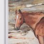 15927 - Equine Echoes II by Mercana Studio Hand Embelished Textured Framed Artwork Matted under Glass