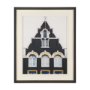 15937 - Discerning Domicile by Irene Sucocki Framed Art Print Matted under Glass
