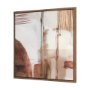 102696-FL - Echoes in Balance II by Mercana Studio Hand-Embellished Textured Framed Canvas Artwork