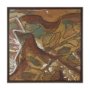 102708-FL - Rusttone I by Mercana Studio Hand-Embellished Textured Framed Canvas Artwork