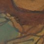 102708-FL - Rusttone I by Mercana Studio Hand-Embellished Textured Framed Canvas Artwork