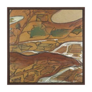 Rusttone II by Mercana Studio Hand-Embellished Textured Framed Canvas Artwork