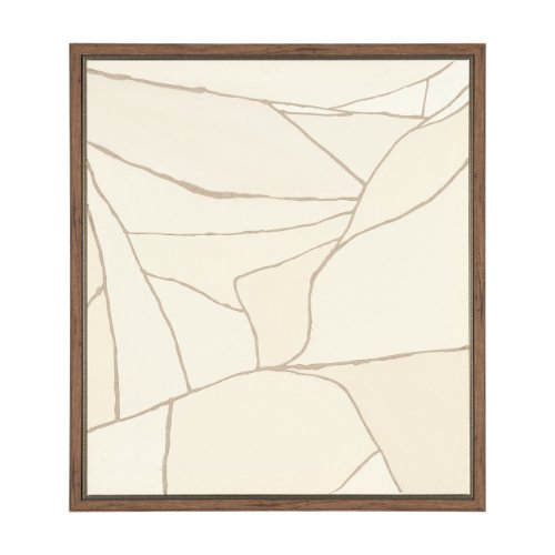 102724-FS - Field Patchwork II by Mercana Studio Handmade Original Framed Canvas Artwork