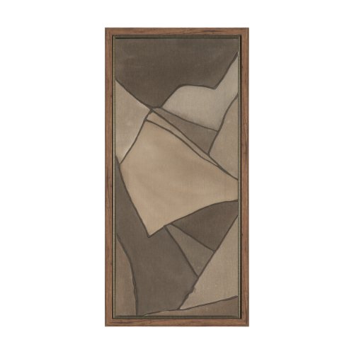 102725-FS - Field Patchwork III by Mercana Studio Handmade Original Framed Canvas Artwork
