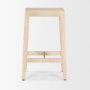 71131 - Colony Light Brown Solid Wood Counter Stool