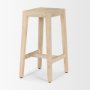71131 - Colony Light Brown Solid Wood Counter Stool