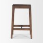71132 - Colony Medium-Dark Brown Solid Wood Counter Stool