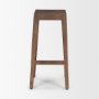 71132 - Colony Medium-Dark Brown Solid Wood Counter Stool
