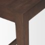 71132 - Colony Medium-Dark Brown Solid Wood Counter Stool
