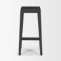 71133 - Colony Black-Brown Solid Wood Counter Stool