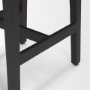 71133 - Colony Black-Brown Solid Wood Counter Stool