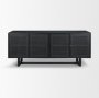 71146 - Grier 72" Black Wood W/ Black Cane Sideboard