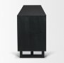 71146 - Grier 72" Black Wood W/ Black Cane Sideboard