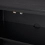 71146 - Grier 72" Black Wood W/ Black Cane Sideboard