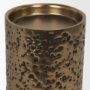 71148 - Akira Small Hammered Gold Metal Pillar Candle Holder